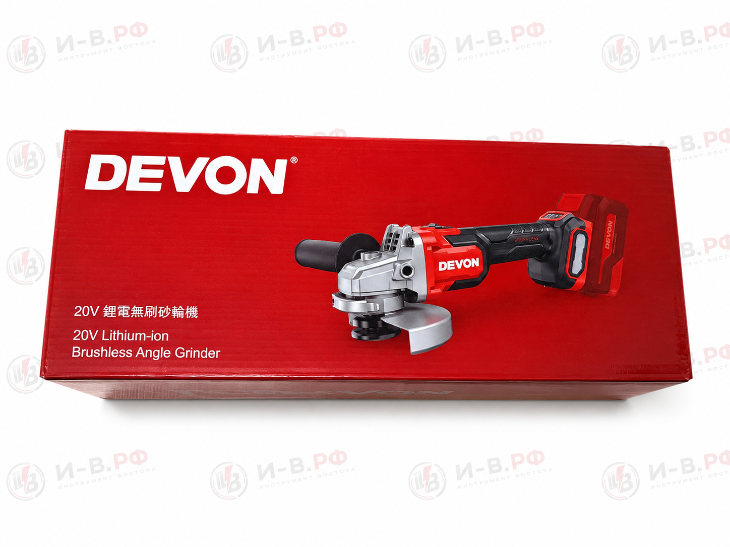 УШМ DEVON 2908-Li-20-125Q, 125 мм, 3 скорости