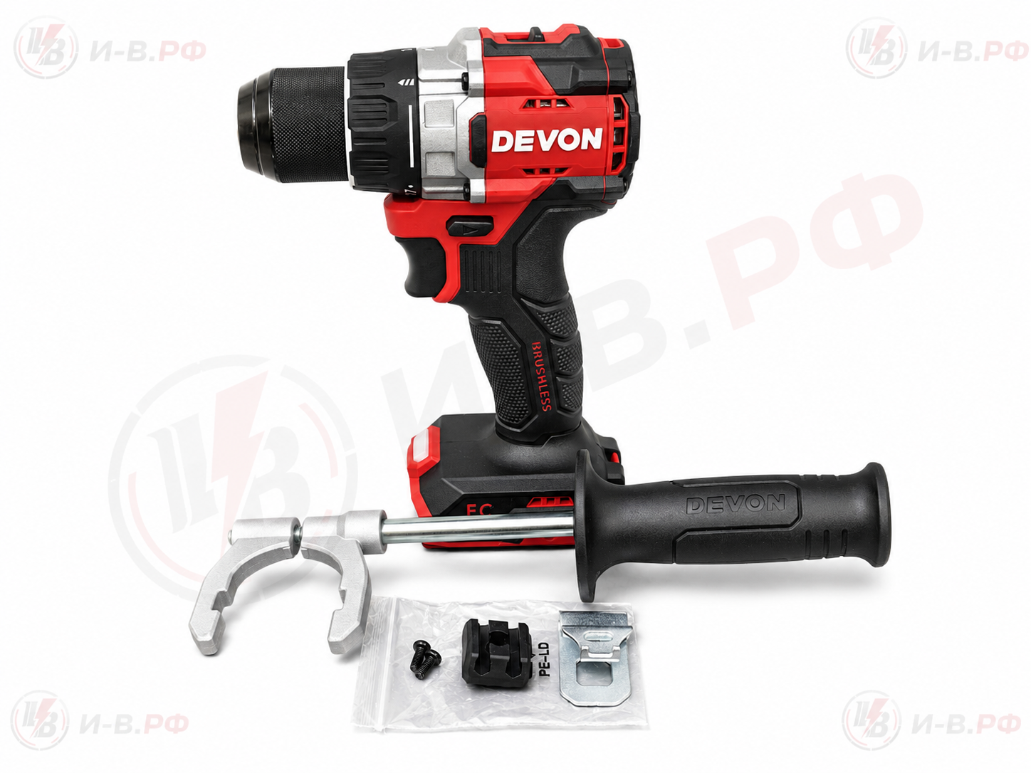Шуруповёрт DEVON 5220-Li-20, 130 Нм, Heavy Duty, тушка