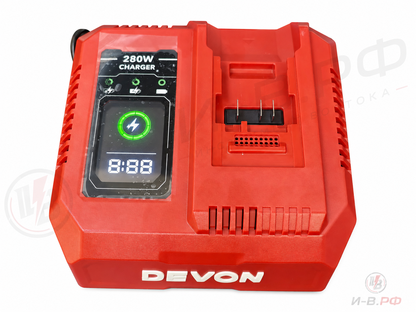 Зарядное устройство DEVON 5399-Li-20, 280 Вт, LCD